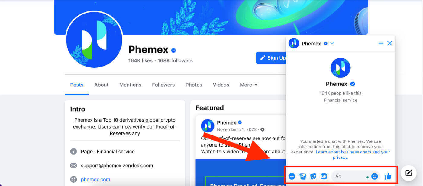 Momwe mungalumikizire Thandizo la Phemex Momwe mungalumikizire Thandizo la Phemex