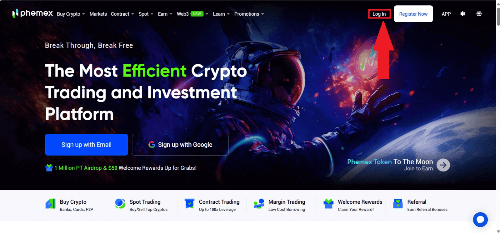 Como depositar e negociar criptografia na Phemex Como depositar e negociar criptografia na Phemex