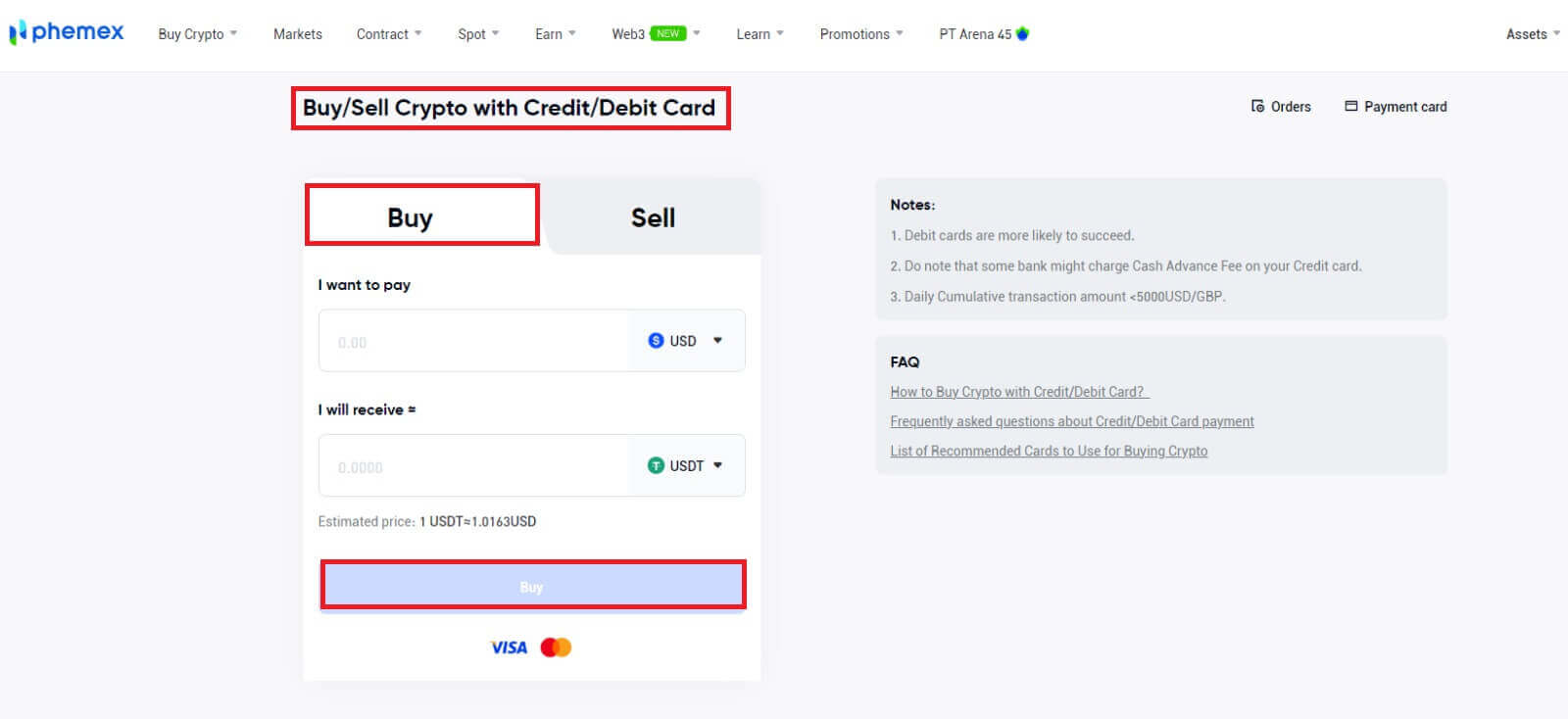 Como depositar e negociar criptografia na Phemex Como depositar e negociar criptografia na Phemex