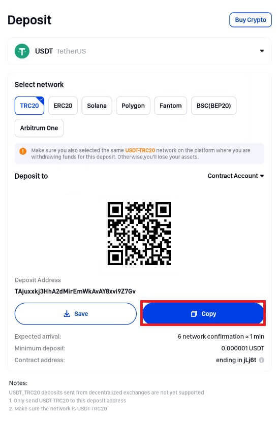 Giunsa ang Pagdeposito sa Phemex