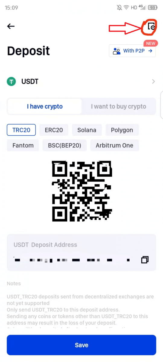 Giunsa ang Pagdeposito sa Phemex