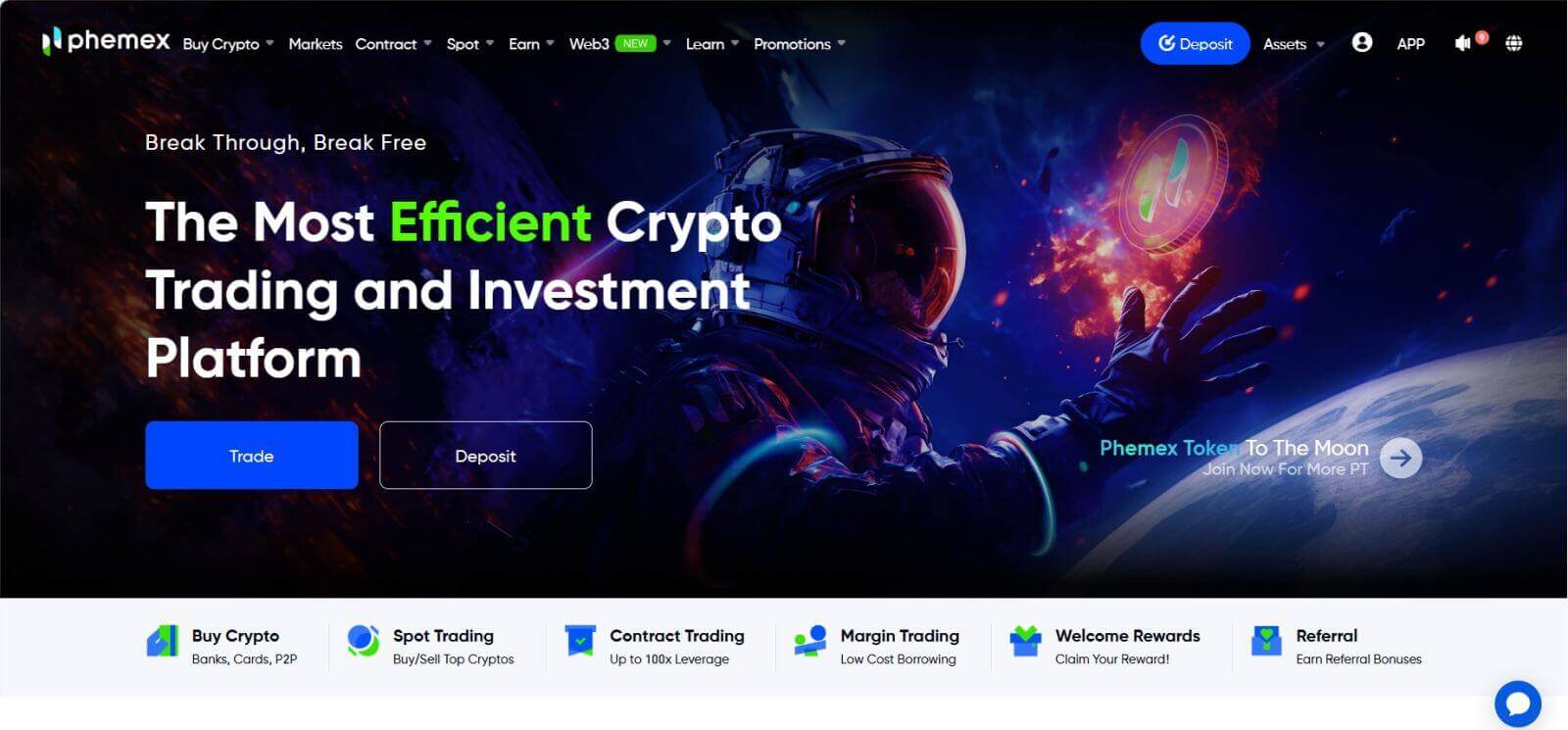 Come accedere e depositare su Phemex Come accedere e depositare su Phemex