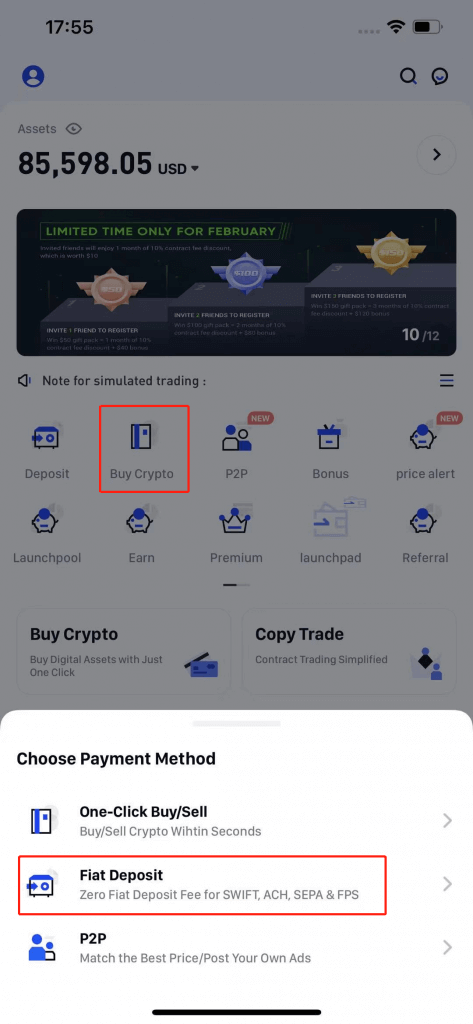 Como abrir uma conta e depositar na Phemex Como abrir uma conta e depositar na Phemex