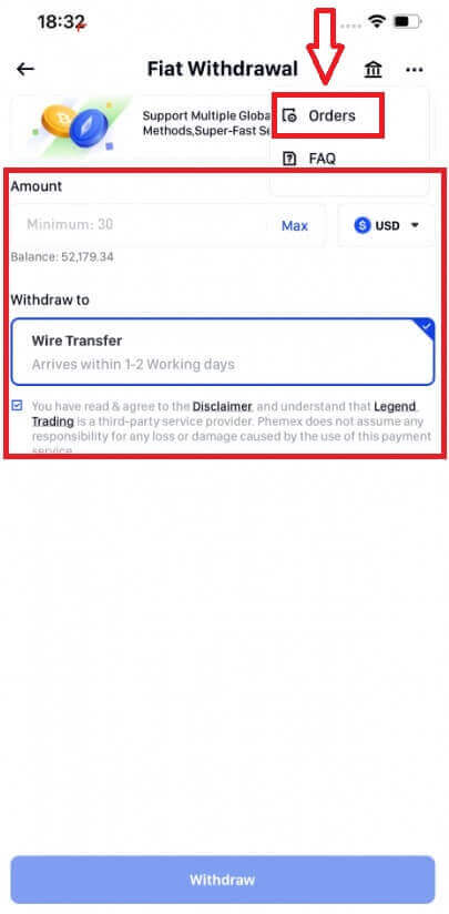 如何从 Phemex 开设账户和提款