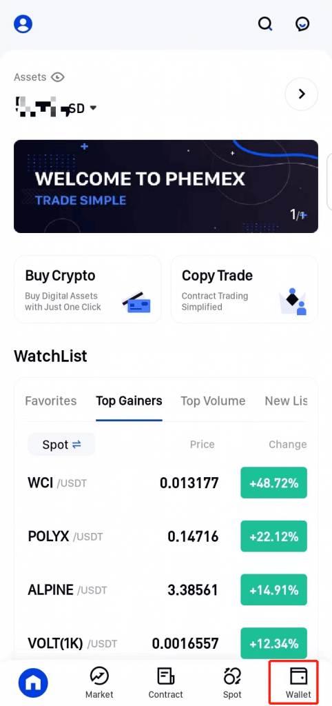 How to Trade Crypto and Withdraw on Phemex