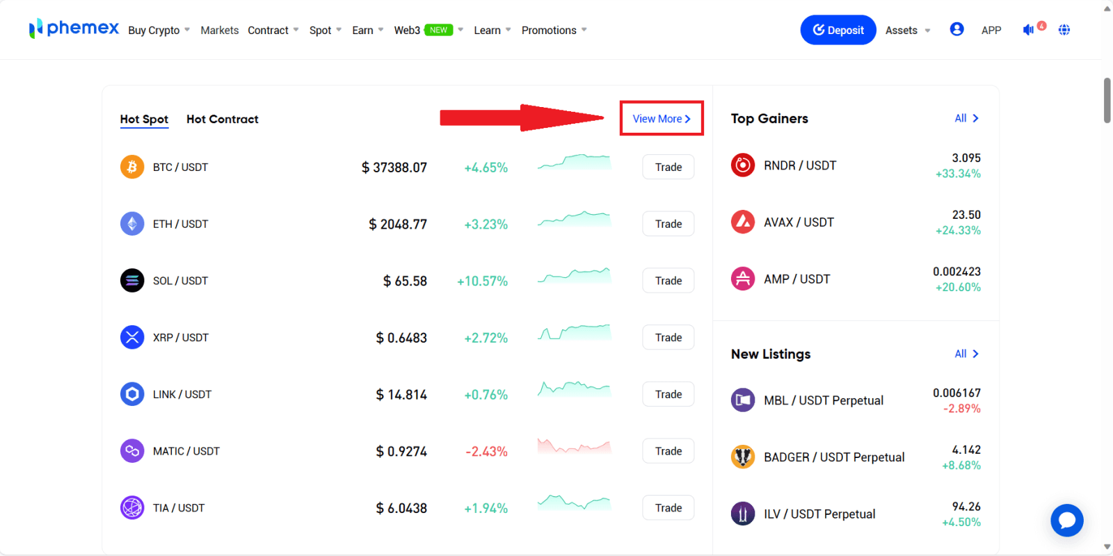 How to Trade Crypto and Withdraw on Phemex